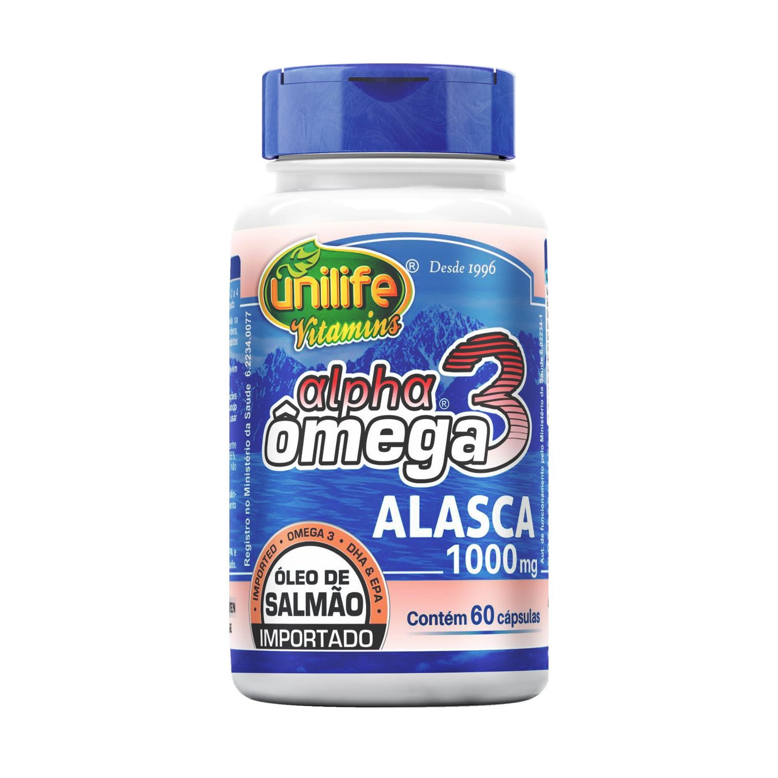 xr:d:DADfduvrgPg:3301,j:33704715064,t:22082515 Alpha Omega 3 Salmao 1200mg Unilife 60 Caps - Imagem 1